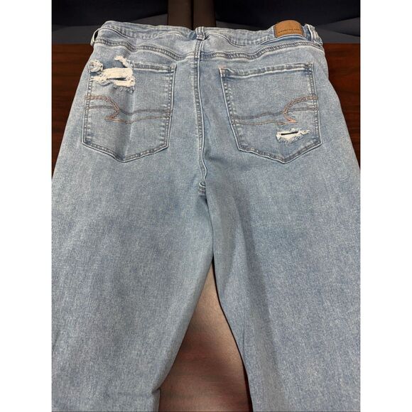 American Eagle Next Level Stretch Super High-Rise Flare Jeans Size 16 - Picture 6 of 11